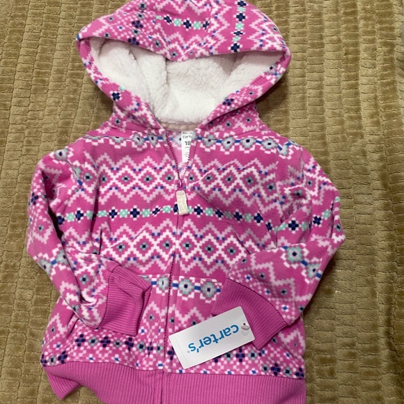 Carter’s baby girl fleece Hoodie 3Pc set 18m
NWT - Picture 2 of 7